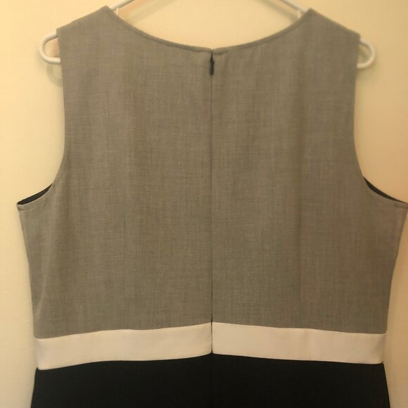 Talbots sleeveless color-blocked sheath dress sz 14 - Picture 5 of 9